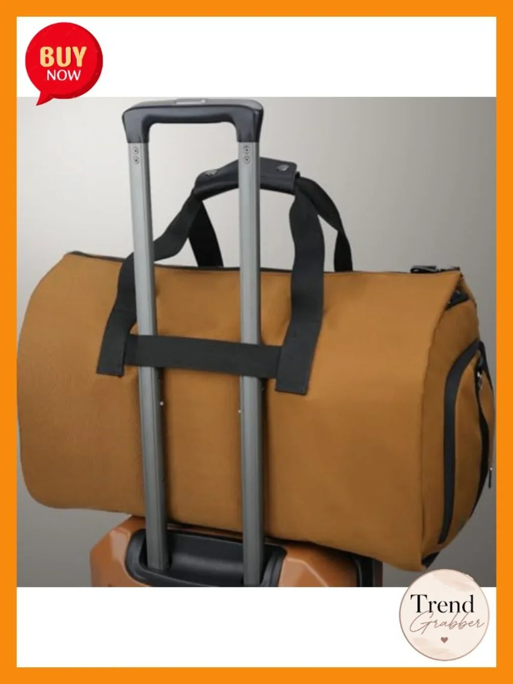 Convertible Garment Duffle Bag 3-Suit Travel Carry-On 1000D Kordura